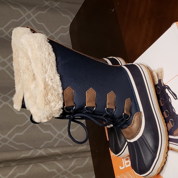 JBU Ladies Winter and Spring boots. Size 9, New with it's Box. Color Navy Blue - Picture 7 of 9